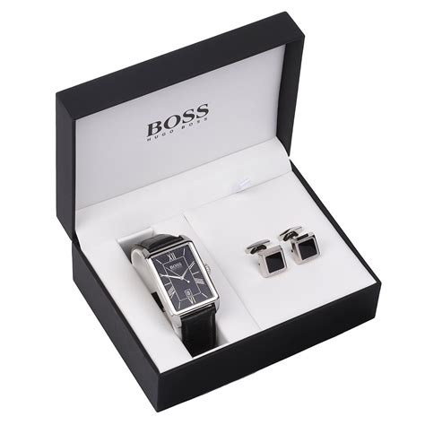 watch and cufflink set